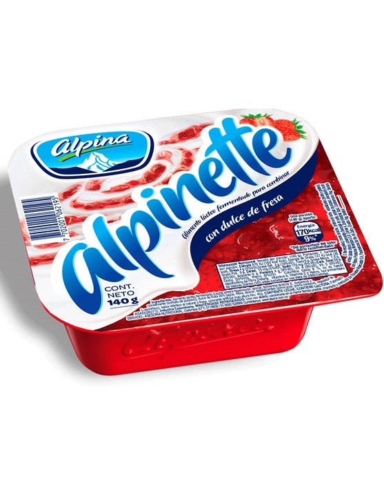 ALPINETTE ALPINA 140GR FRESA
