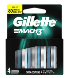 CARTUCHO GILLETTE MACH 3HOJ 4UND