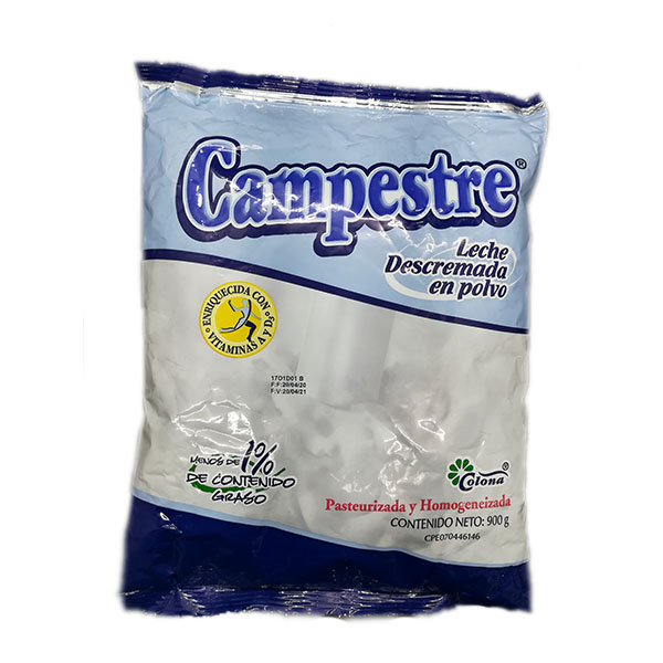 LECHE CAMPESTRE 900GR DESCREMADA