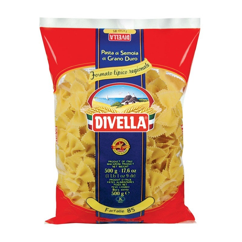 PASTA DIVELLA 500GR FARFALLE