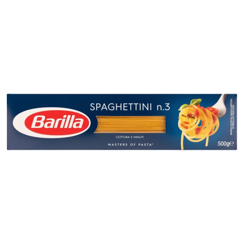 PASTA BARILLA 500GR SPAGHETTINI N3