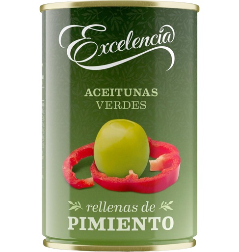 ACEITUNA EXCELENCIA 300GR PIMENTON