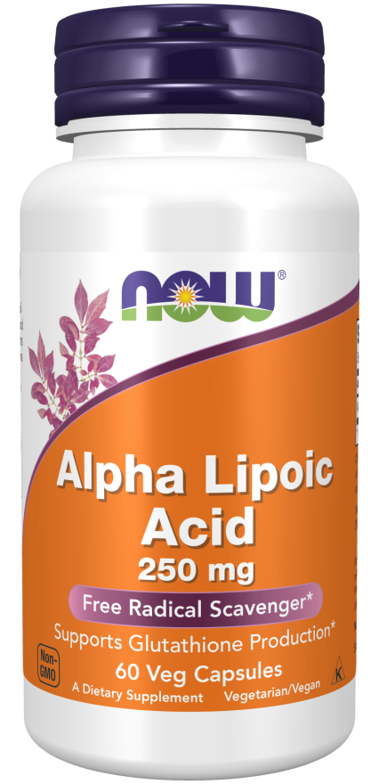 ALPHA LIPOIC ACID 250MG X 60 CAPS NOW
