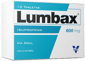 LUMBAX 600MG X 10 TABLETAS VARGAS