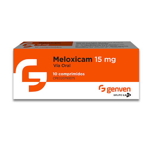 MELOXICAM 15 MG X 10COMP GENVEN