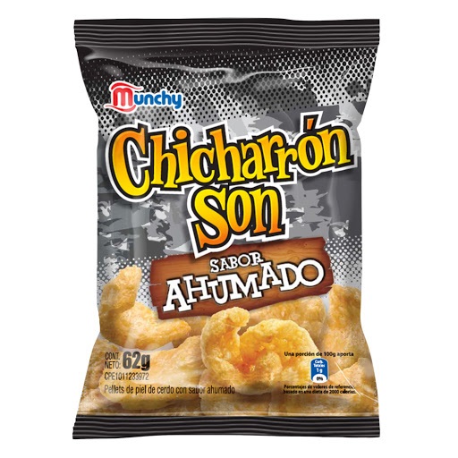 CHICHARRON MUNCHY 62GR AHUMADO