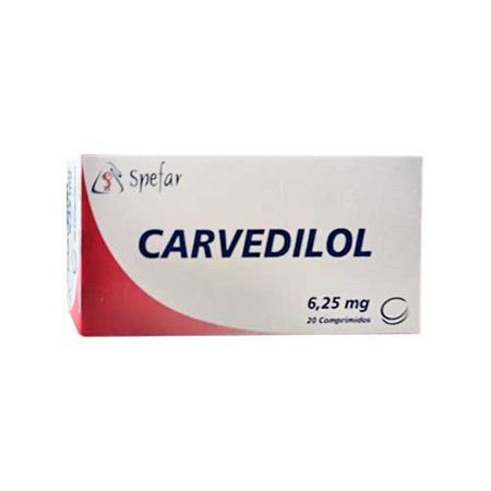 CARVEDILOL 6,25MG X 20COMP SPEFAR