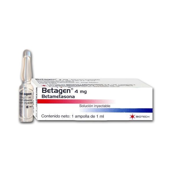 BETAGEN 4MG/ML X 1AMP INY BIOTECH