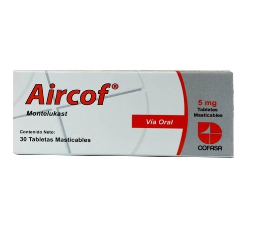 AIRCOF 5MG X 30TABL MAST COFASA