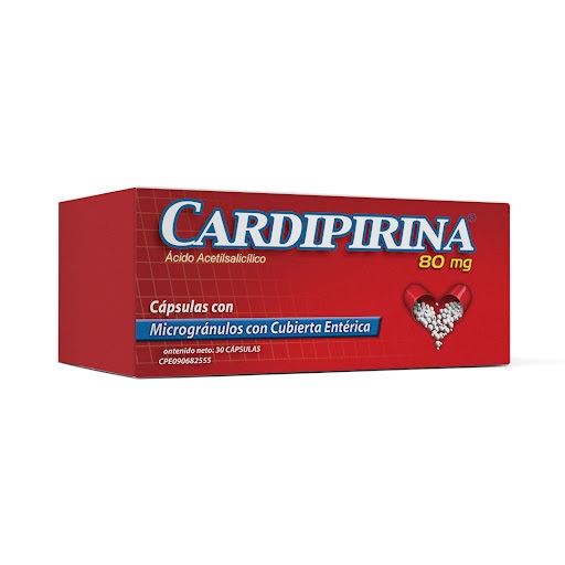 CARDIPIRINA 80MG X 30CAPS