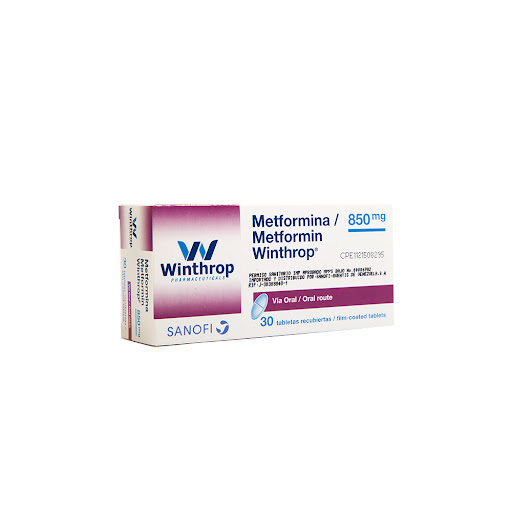 METFORMINA 850MG X 30TAB WINTHROP