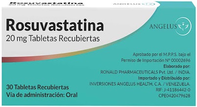 ROSUVASTATINA 20MG X 30TAB ANGELUS