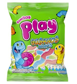 GOMITAS PLAY 55GR GUSANOS
