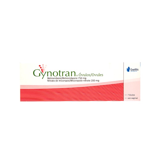 GYNOTRAN 750MG 200MG X 7OVULOS EXELTIS
