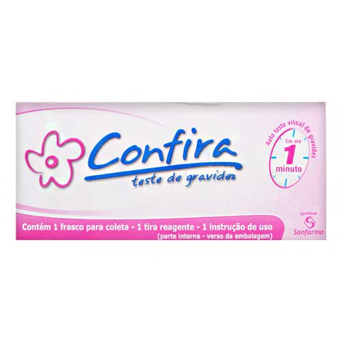 PRUEBA DE EMBARAZO CONFIRA SANFARMA