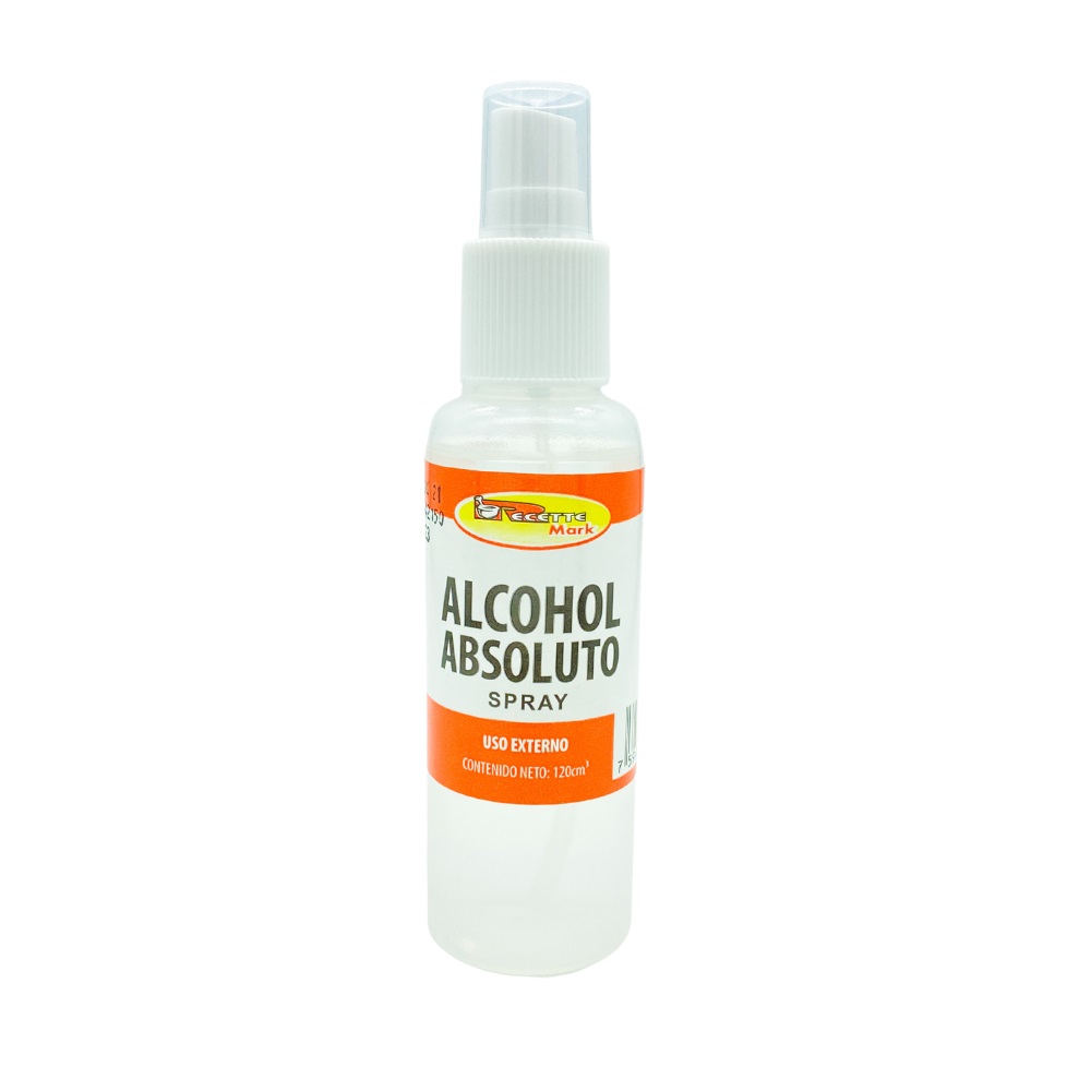 ALCOHOL ABSOLUTO SPRAY X 120ML RECETTE MARK