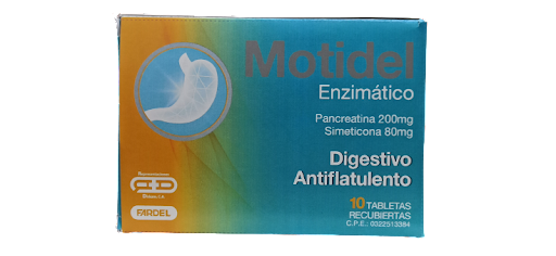 MOTIDEL 200MG 80MG X 10TAB PANCREA SIMET FARDEL