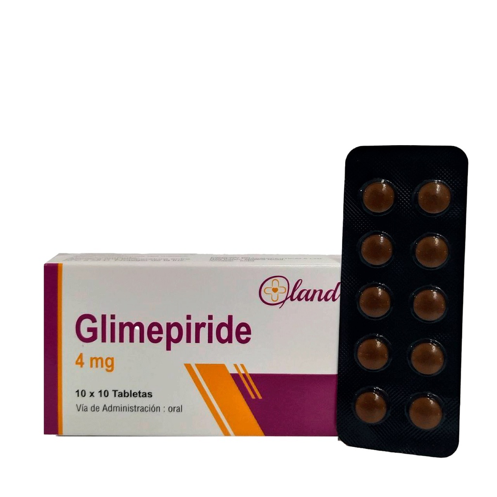 GLIMEPIRIDE 4MG X 10TAB BLISTER LAND
