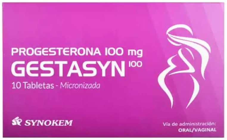 GESTASYN PROGESTERONA 100MGX10TAB SYNOKEM