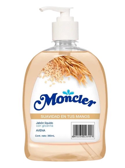 JABON MONCLER 360ML LIQ AVENA