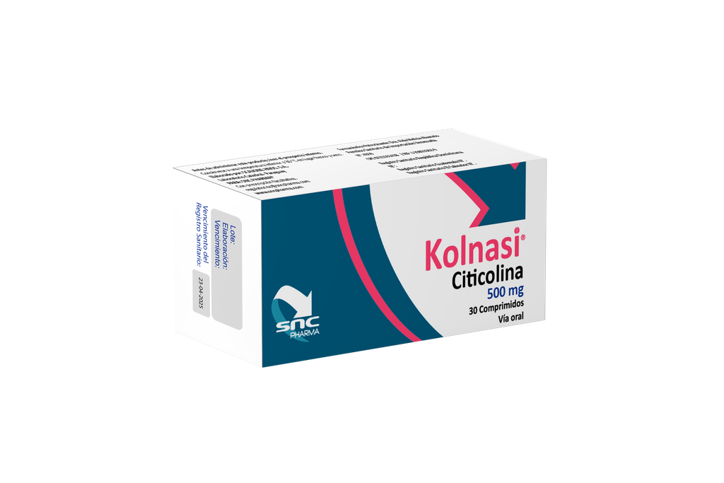 KOLNASI 500MG X 30TABL CITICOLINA SNC PHARMA