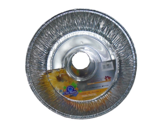 BANDEJA ALUM SKY HOME 25.5X7.7CM REDONDA