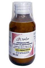 AMOXICILINA ACIDO CLAVULANICO 250MGX60ML SPEFAR