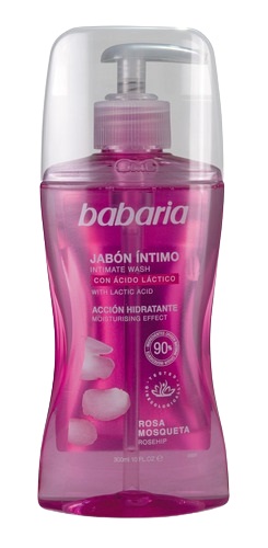 JABON INTIMO BABARIA 300ML ROSA MOSQUETA