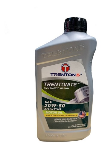 ACEITE SEMISINTETICO TRENTON5 946ML 20W