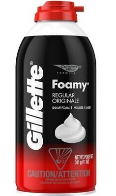 ESPUMA AFEITAR GILLETTE 311GR FOAMY REGU