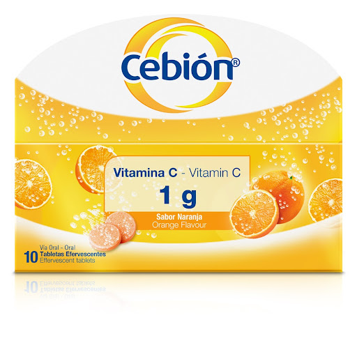 CEBION NARANJA 1G X 10TAB EFERV 