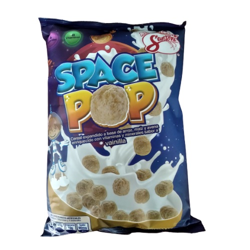 CEREAL SPACE POP 240GR VAINILLA