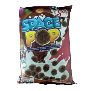 CEREAL SPACE POP 240GR CHOCOLATE