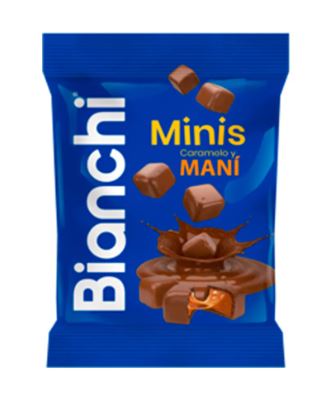 CHOCOLATE BIANCHI 60GR CARAMELO MANI