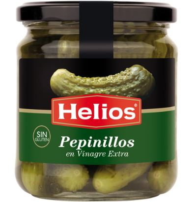 PEPINILLOS HELIOS 345GR ENTEROS