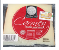 QUESO CARMEN 200GR MANCHEGO CURADO