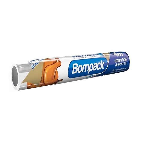 PAPEL ALUMINIO BOMPACK 4MTS X 30CM