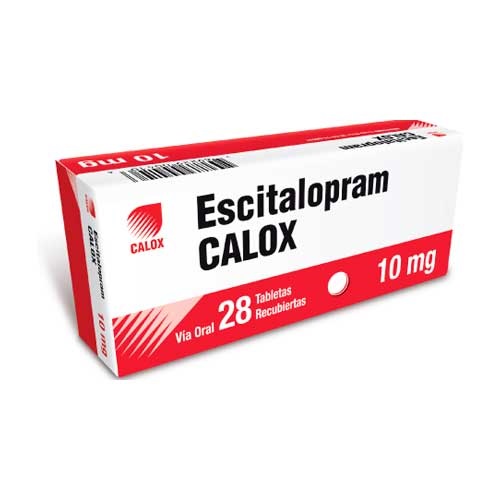 ESCITALOPRAM 10MG X 28 TABLETAS CALOX