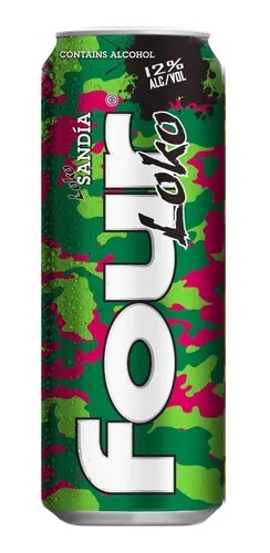 BEBIDA FOUR LOKO 473ML SANDIA 12%ALCOHOL