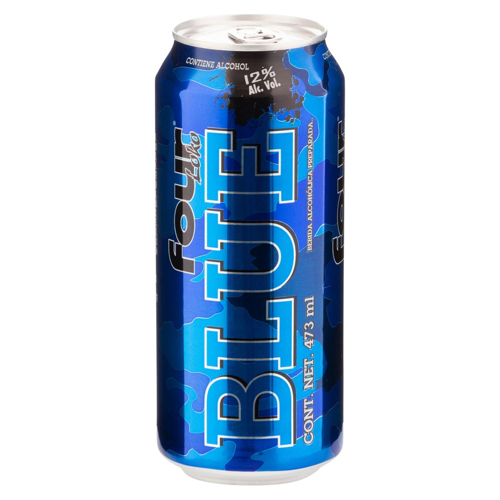 BEBIDA FOUR LOKO 473ML BLUE 12%ALCOHOL