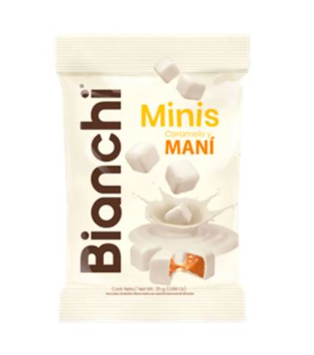 CHOCOLATE BIANCHI 65GR CARAMELO MANI