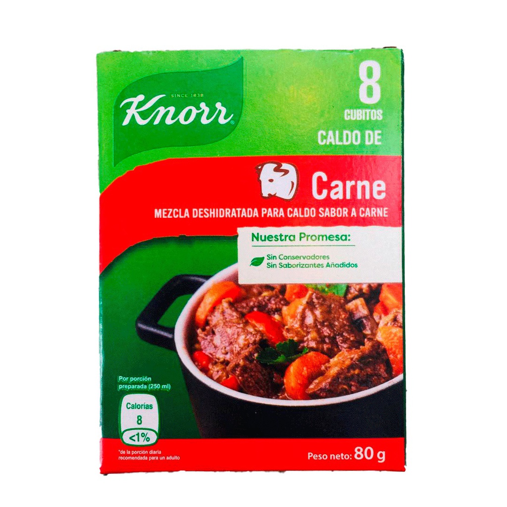 CUBITO KNORR 8UND DE CARNE DESHIDRATADO
