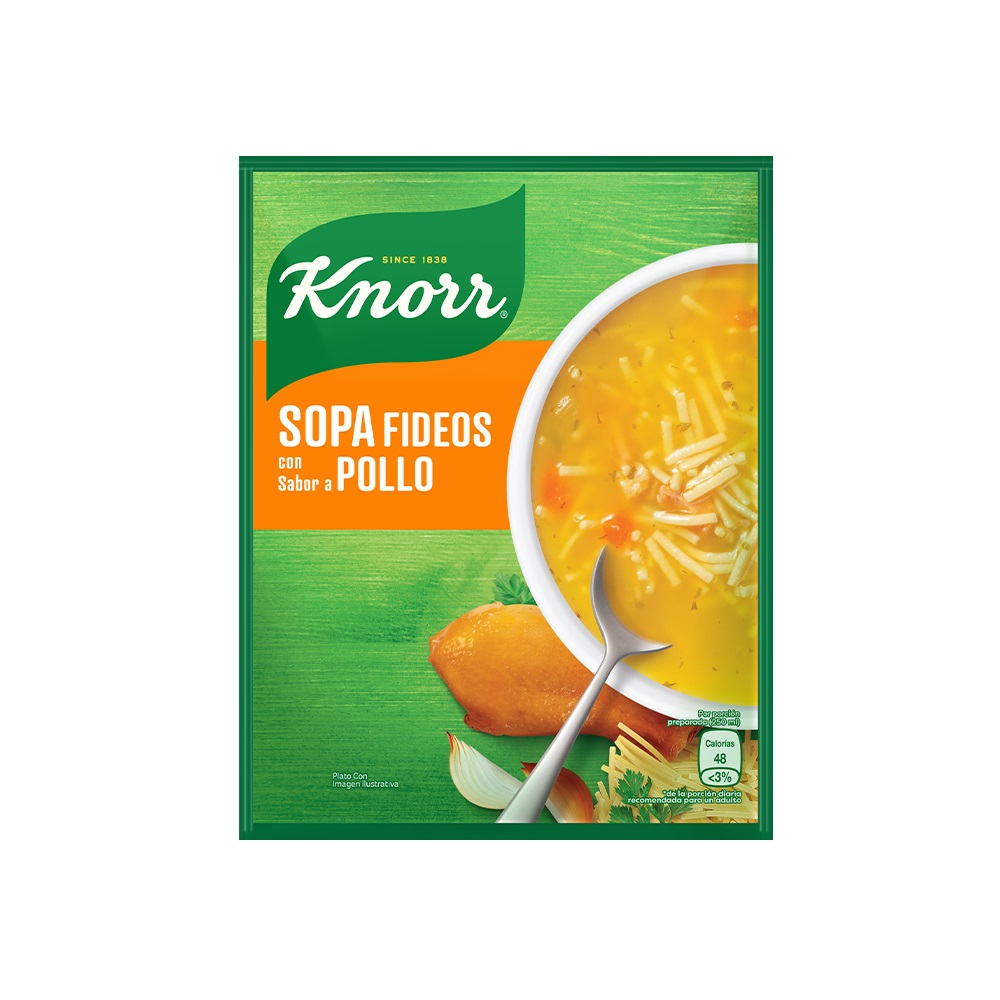SOPA INSTANTANEA KNORR 60GR DE POLLO