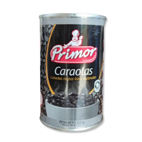 CARAOTAS PRIMOR 420GR NEGRAS EN LATA