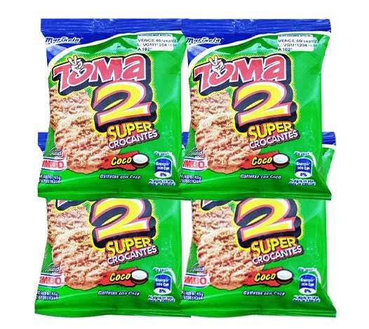 TOMA DOS BIMBO 180GR COCO 4P