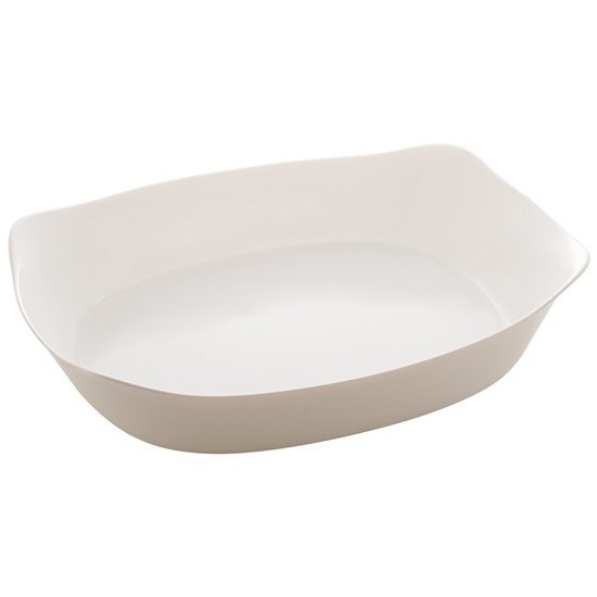 PLATO OVALADO LUMINARC 34X25CM BLANCO