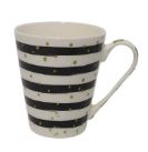 TAZA 13OZ BLANCO Y NEGRO