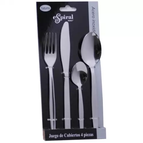 JGO CUBIERTOS SATURNO 4 PIEZAS