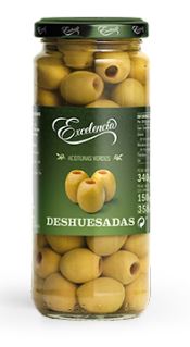 ACEITUNAS EXCELENCIA 340GR VERDES DESHUESADAS