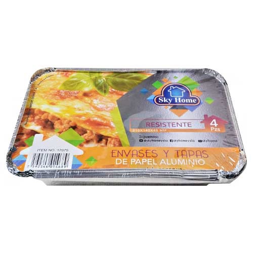 BANDEJA ALUM SKY HOME 4UND 18.7X14CM TAP